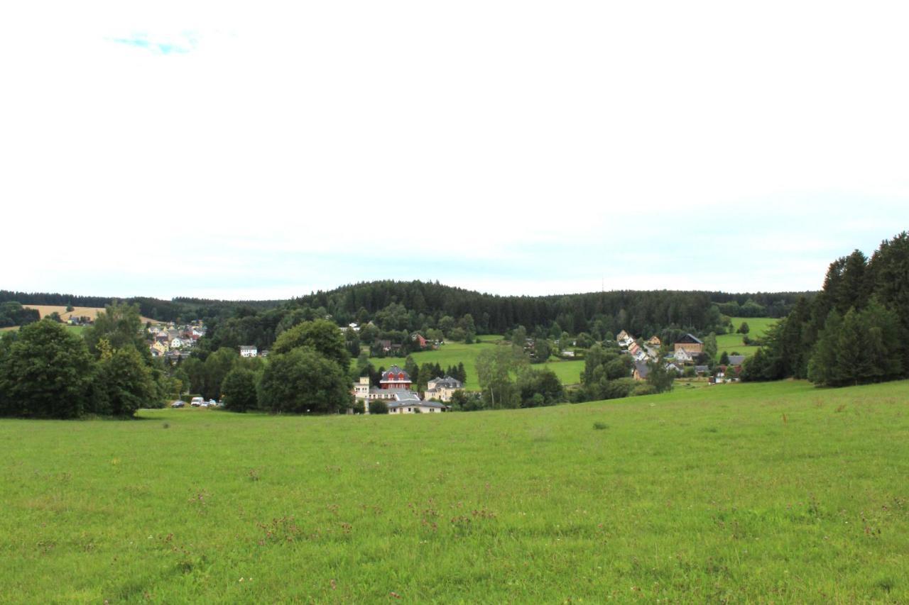 Ferienwohnung Greifenbach, Gartennutzung, Haustiere Willkommen Geyer Exterior foto