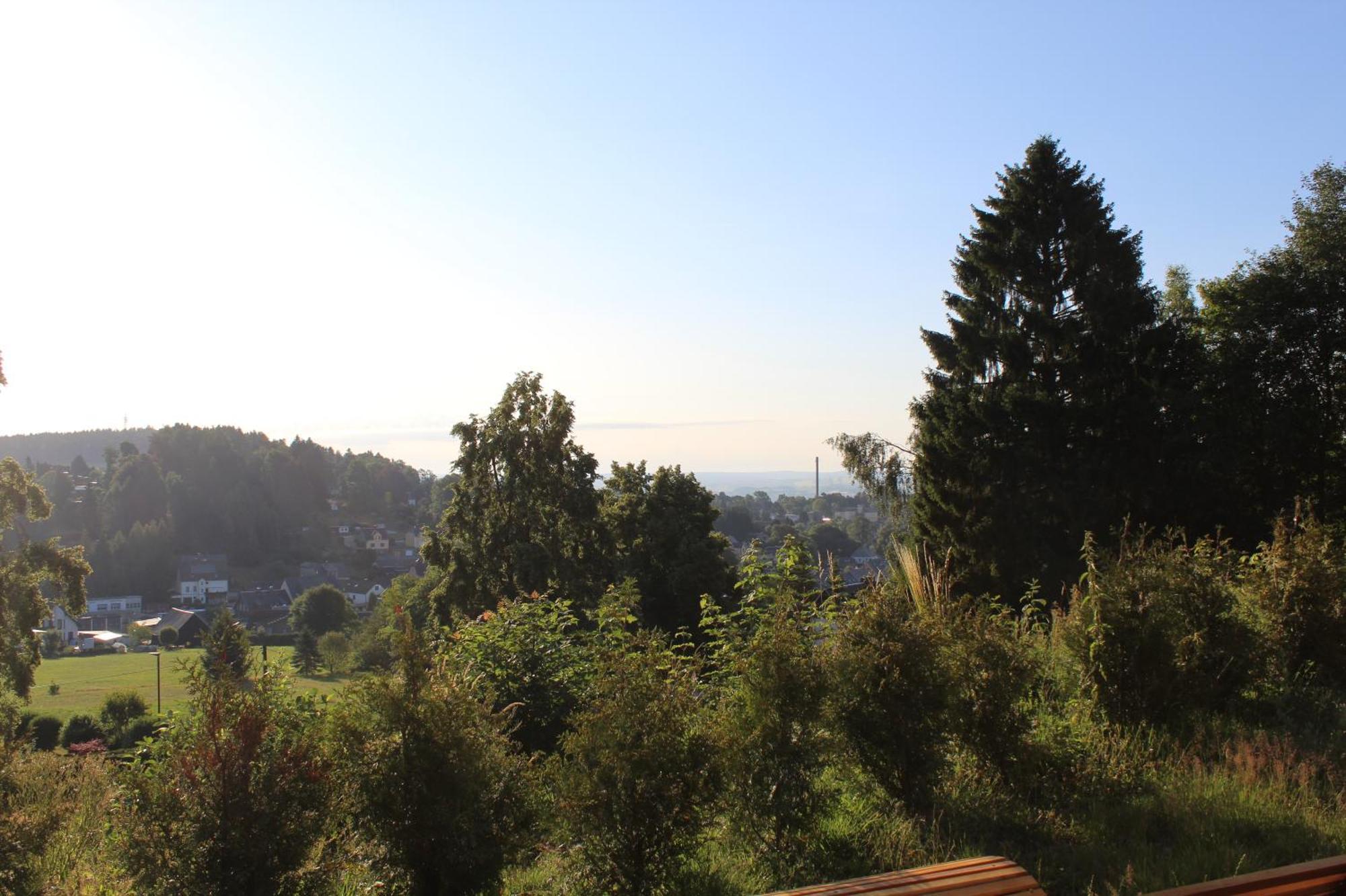 Ferienwohnung Greifenbach, Gartennutzung, Haustiere Willkommen Geyer Exterior foto